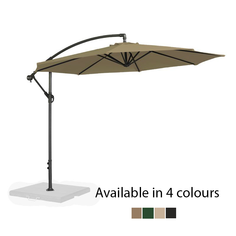 Alexander Rose Round Cantilever Parasol - 3m