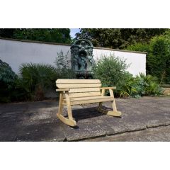 Woodshaw Hampton 2 Seater Rocker Bench