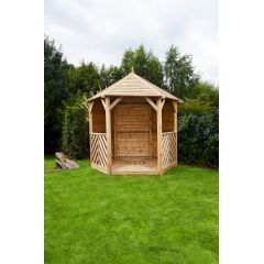 Woodshaw Willoughby Gazebo Closed Side