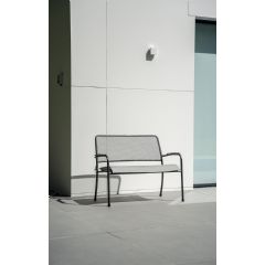 Alexander Rose Portofino 2 Seater Bench - Grey Cushion