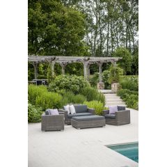 Alexander Rose Monte Carlo Ottoman 4 Seater Lounge Set