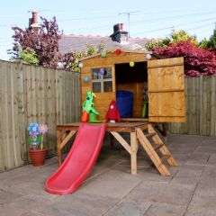 Mercia Bluebell Playhouse - With Tower and Slide - W4ft x D4ft