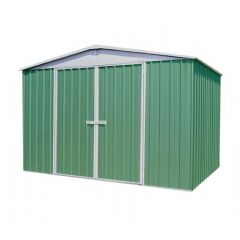 Absco Regent Metal Shed - Green - W12ft x D10ft