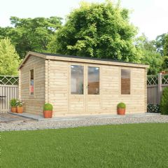 Mercia W16.5ft x D13ft Elite Log Cabins