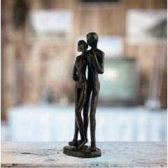 Europa Leisure Couple In Embrace Elur Iron Figurine 18cm