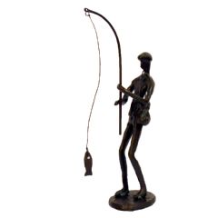 Europa Leisure Angler Elur Iron Figurine 22cm