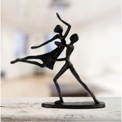 Europa Leisure Dancing Couple In Lift Elur Iron Figurine 17cm