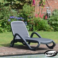 Europa Leisure Alfa Sun Lounger - Anthracite