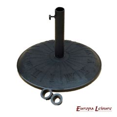 Europa Leisure Parasol Base 45cm 15kg Black