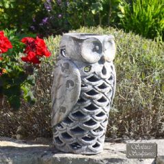 Europa Leisure Owl Lantern Garden Ornament
