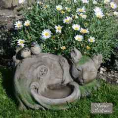 Europa Leisure Cat Statue - Driftwood Effect