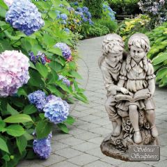 Europa Leisure Jack and Jill Reading Statue