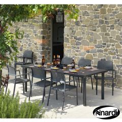 Europa Leisure Libeccio Bora 6 Seater Dining Set - Anthracite