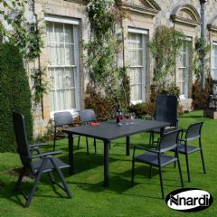 Europa Leisure Libeccio Darsena Bora 6 Seater Dining Set - Anthracite