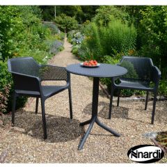 Europa Leisure Step Net 2 Seater Bistro Set - Anthracite