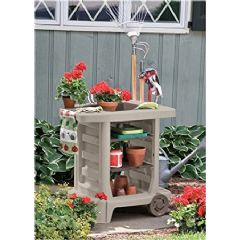 Suncast Garden Organiser Potting Table