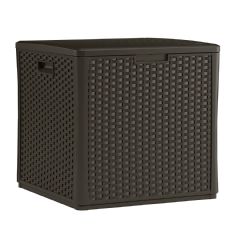 Suncast Resin Wicker Storage Box
