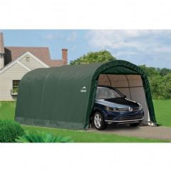 ShelterLogic Round Top Car Port - W12ft x D20ft