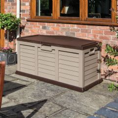 Rowlinson Plastic Storage Box - Mocha