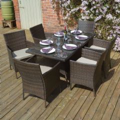 Rowlinson Dewsbury 6 Seater Dining Set