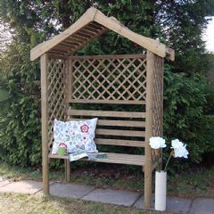 Forest Garden Parisienne 2 Seater Arbour Bench