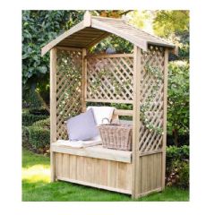 Forest Garden Lyon 2 Seater Arbour Bench