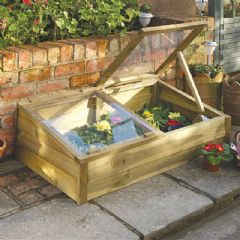 Forest Garden Large Overlap Cold Frame - W3.5ft x D2ft