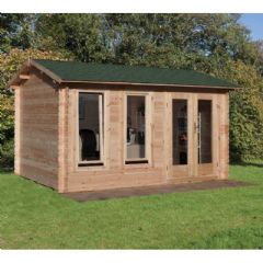 Forest Garden Chiltern Log Cabin - W13ft x D9.5ft