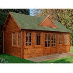 Forest Garden Cheviot Log Cabin - W18ft x D13ft
