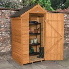 Forest Garden Overlap Dip Treated Apex Shed - W4ft x D3ft