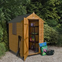 Forest Garden Shiplap Dip Treated Apex Shed - W4ft x D6ft
