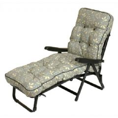 Greenfingers Deluxe Sun Lounger - CountryTeal