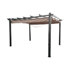 Glendale Seville Pergola Gazebo 3m x 3m - Mocha