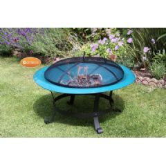 Gardeco Cassion Fire Bowl - Enamel Green