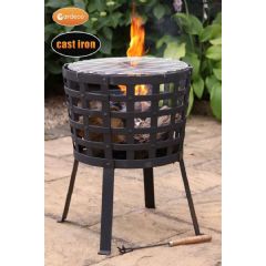 Gardeco Big Fire Cast Iron Fire Basket