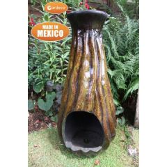Gardeco Calabaza Chiminea - Mottled Brown