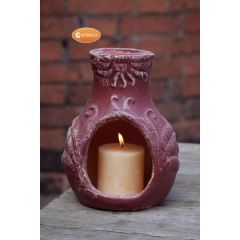 Gardeco Fire Candle Chimenea & Vanilla Candle