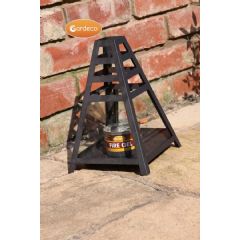 Gardeco Pyramid Fire Gel Burner - Includes One Tin of Fire Gel