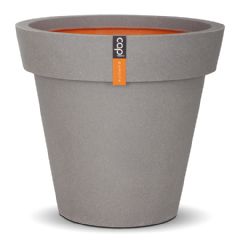 Capi Urban Vase Rim Planter - Grey - Diameter 48cm x H44cm