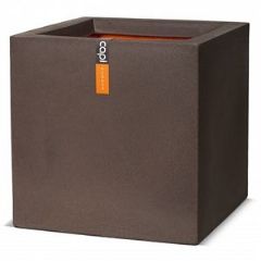 Capi Urban Square Planter - Brown