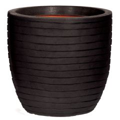 Capi Nature Ball Row Planter - Black - Diameter 54cm x H52cm
