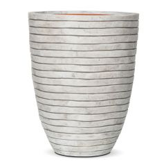Capi Nature Elegant Low Row Vase Planter Range - Ivory