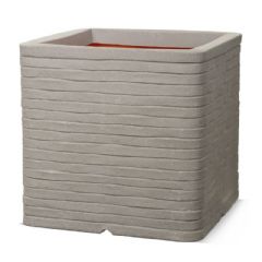 Capi Nature Square Row Planter Range - Grey