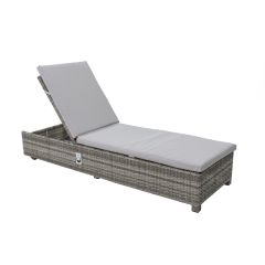 Norfolk Leisure Aya Sun Bed - Yacht Grey