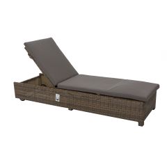 Norfolk Leisure Aya Sun Bed - Light Brown