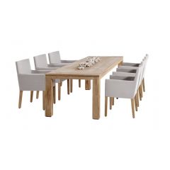 Norfolk Leisure Lifestyle Ltd Corona 6 Seater Dining Table - Grey