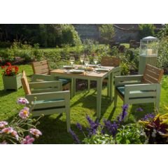Norfolk Leisure Lifestyle Ltd Verdi 4 Seater Dining Set - Teak