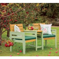 Norfolk Leisure Lifestyle Ltd Verdi Companion Bench - Green