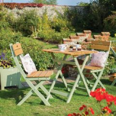 Norfolk Leisure Lifestyle Ltd Verdi 2 Seater Bistro Set - Green/Teak