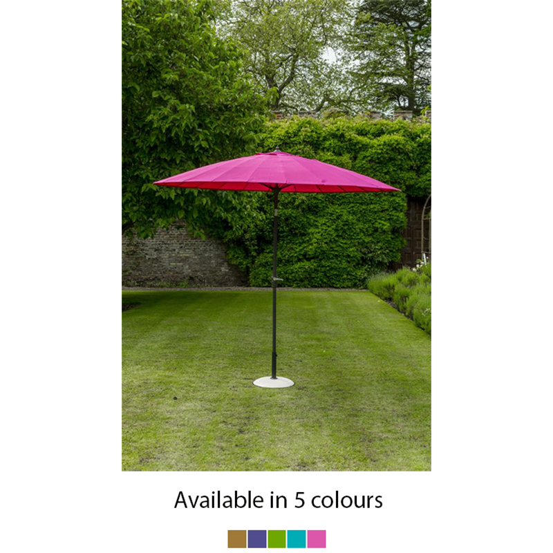 Norfolk Leisure Geisha Parasol - 2.7m